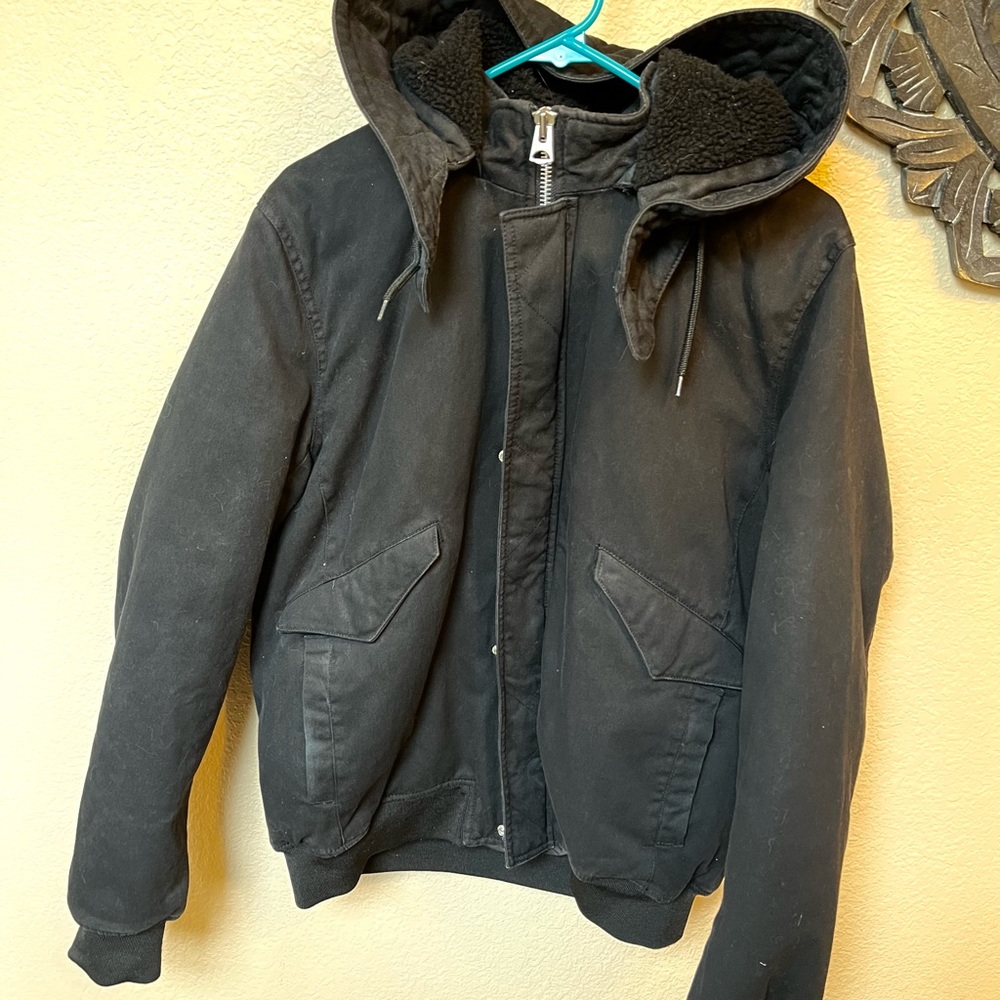 ASOS large black jacket, comfortable
